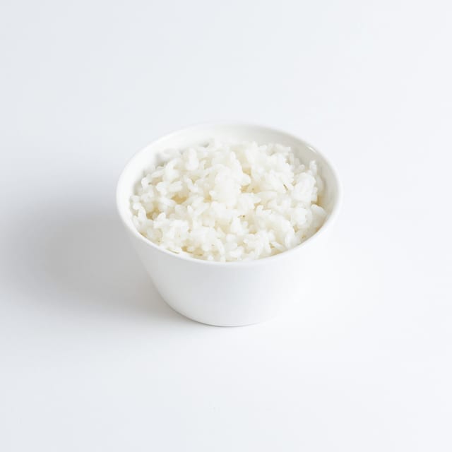Steamed Rice.